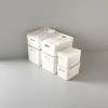 White storage box, plastic household organization box, desktop file and sundries storage container Application Scenario